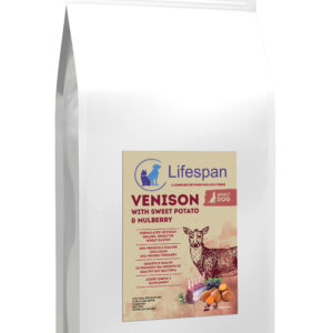 venison with sweet potato and mulberry