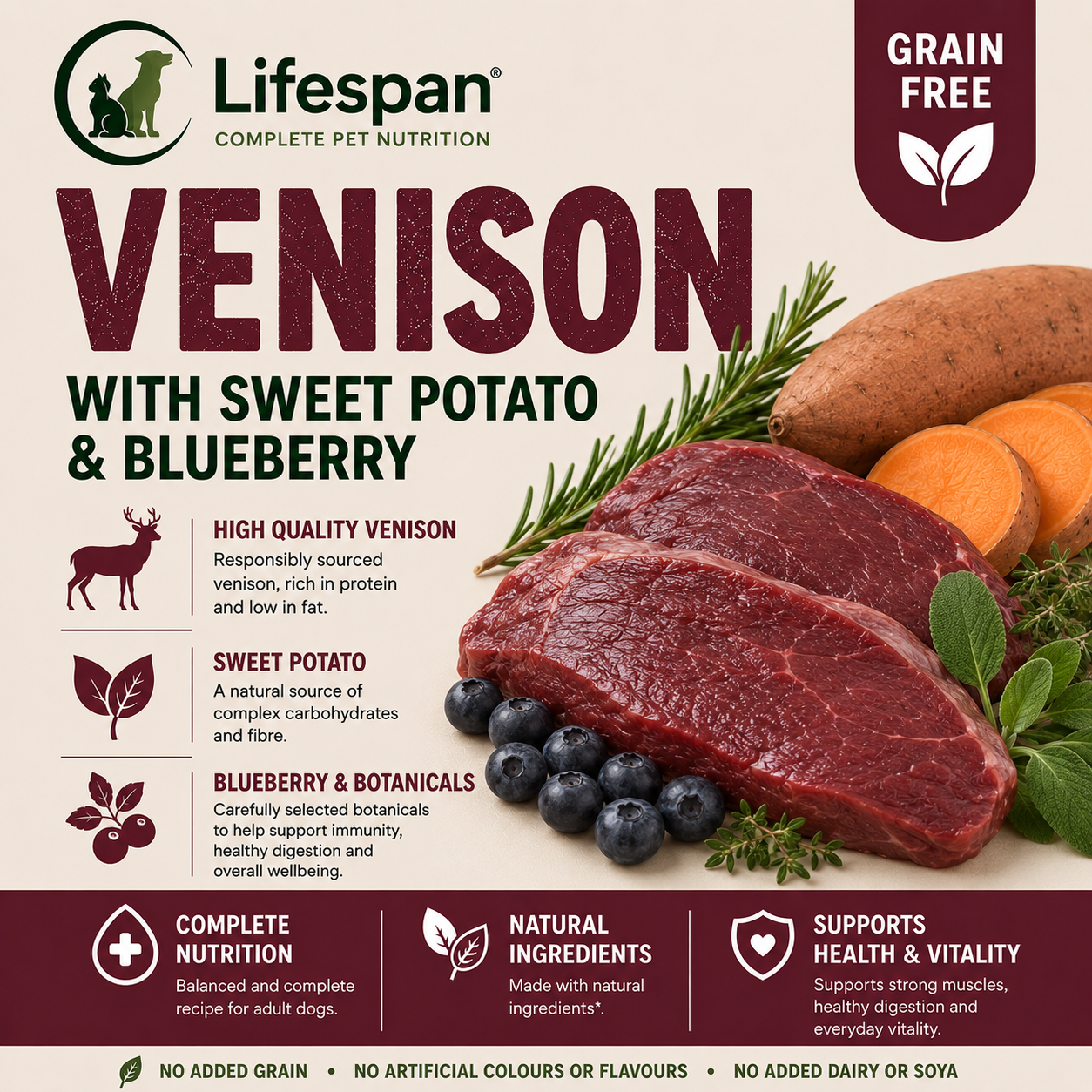 venison with sweet potato and mulberry venison with sweet potato and mulberry