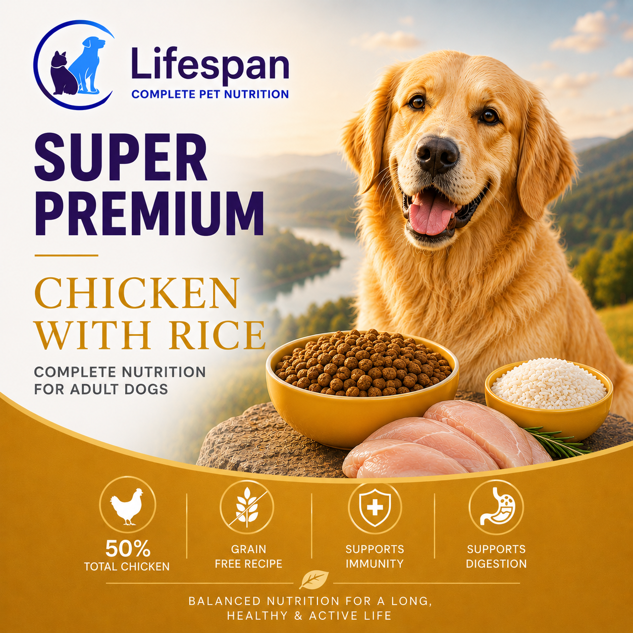 large breed chicken with rice large breed chicken with rice